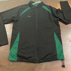 Boombah  Zip Softball Cage Jacket Large Black Green